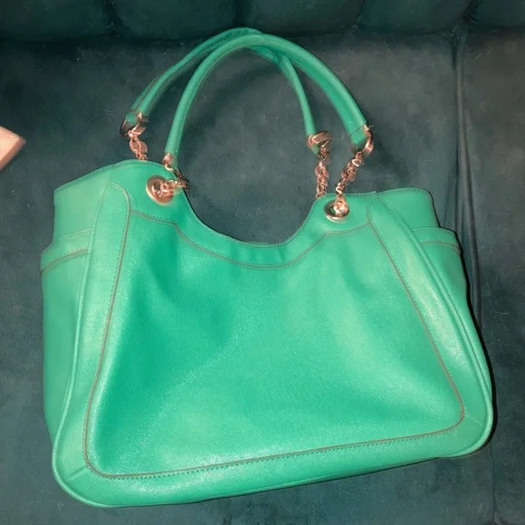 Bright Teal Shoulder Bag - Picture 3 of 4